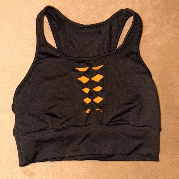 SO DANCA - SHENNA - D1208
WOMEN TWO TONED BRALETTE TOP - P - Picture 1 of 3